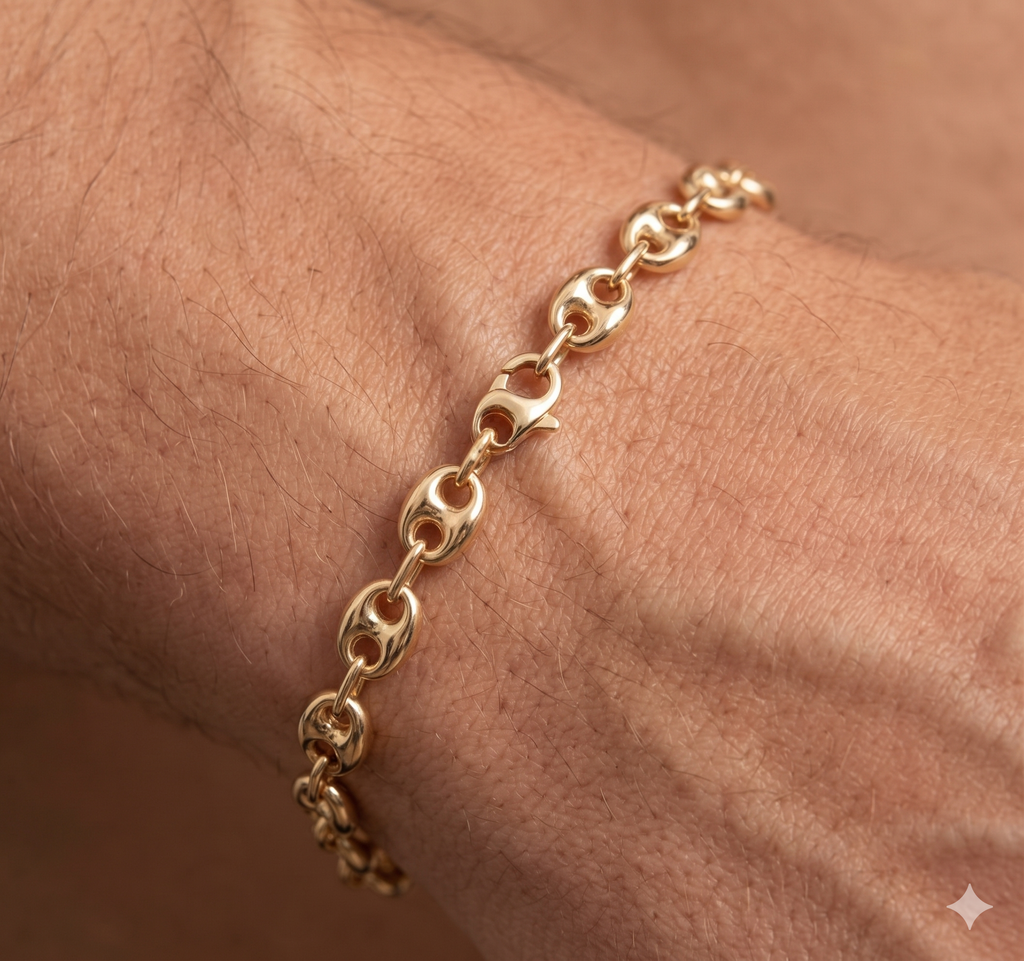 Bracciale Oro 18 Carati Modello Maglia Marina di 4.50 grammi.