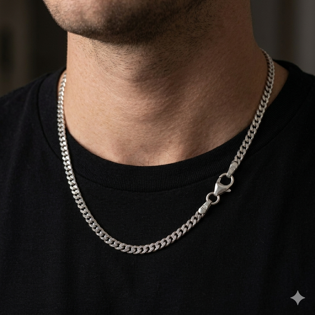Collana Modello Grumetta in Oro 18 Carati di 13.10 Grammi, 50 centimetri.