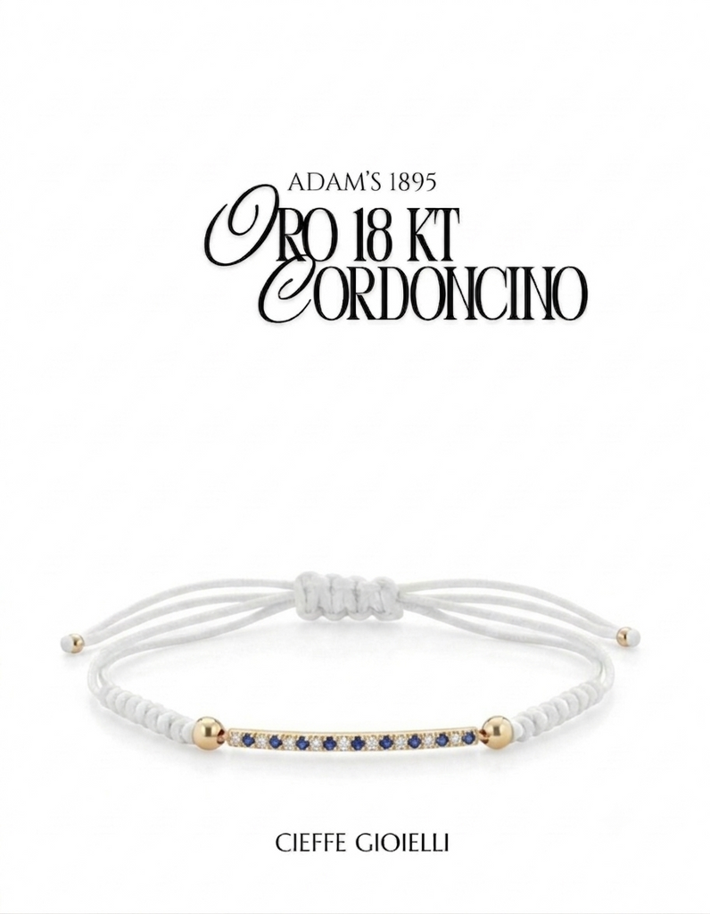 Bracciale Tennis Uomo con Brillanti e Smeraldi Naturali in Oro Giallo 18 Carati.