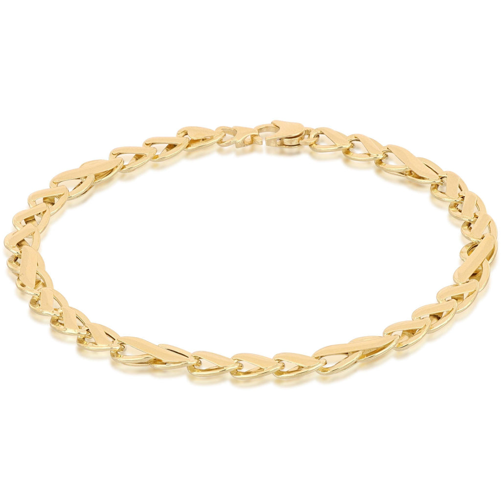 Bracciale Oro 18 Carati Modello con RIportini 7.10 grammi.