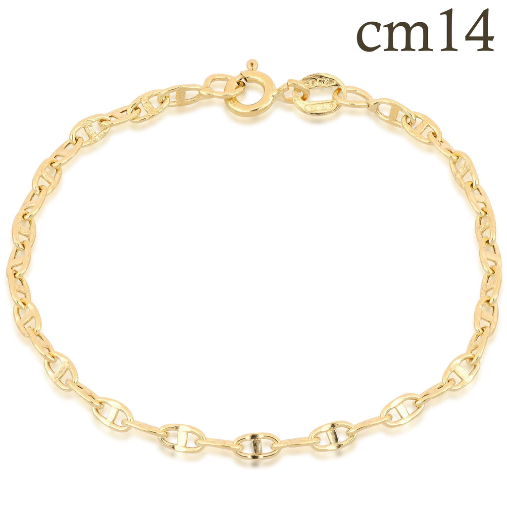 Bracciale Oro 18 Carati Modello Maglia Traversino di 1.80 grammi.