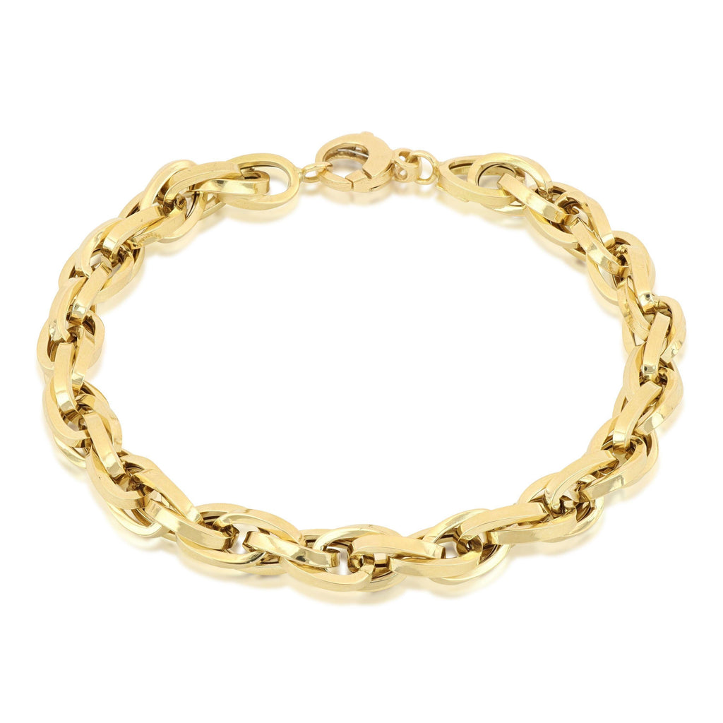 Bracciale a Catena in Oro Giallo 18 Carati di 8.20 Grammi.