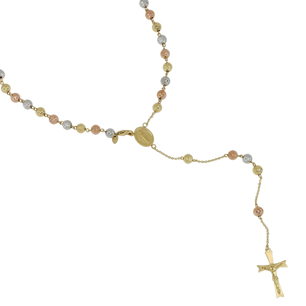 Collana Modello Rosario in Oro 18 Carati di 11.50 Grammi 60 centimetri.